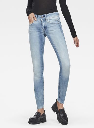 Lynn Mid Waist Skinny Jeans